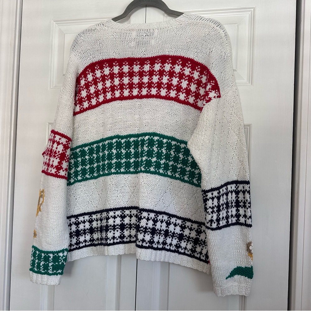 Vintage 90’s Robert Scott Ltd hand-knit Golf Cardigan - Picture 9 of 9